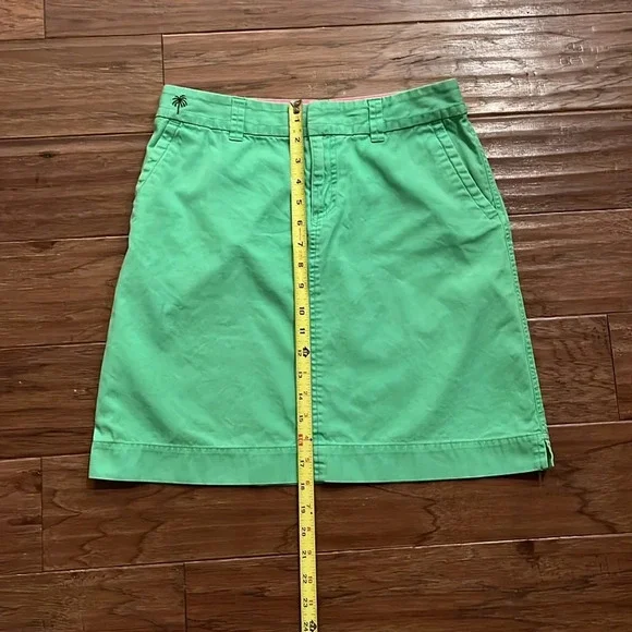 Lilly Pulitzer Green Midi Skirt Size 2 - Picture 5 of 7